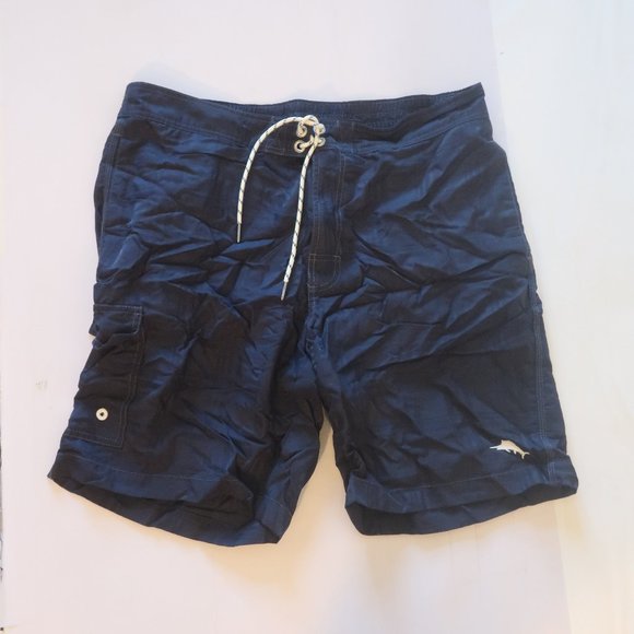 Tommy Bahama Men's 8-Inch Ohana Beach Pull On Shorts - Mystic Blue